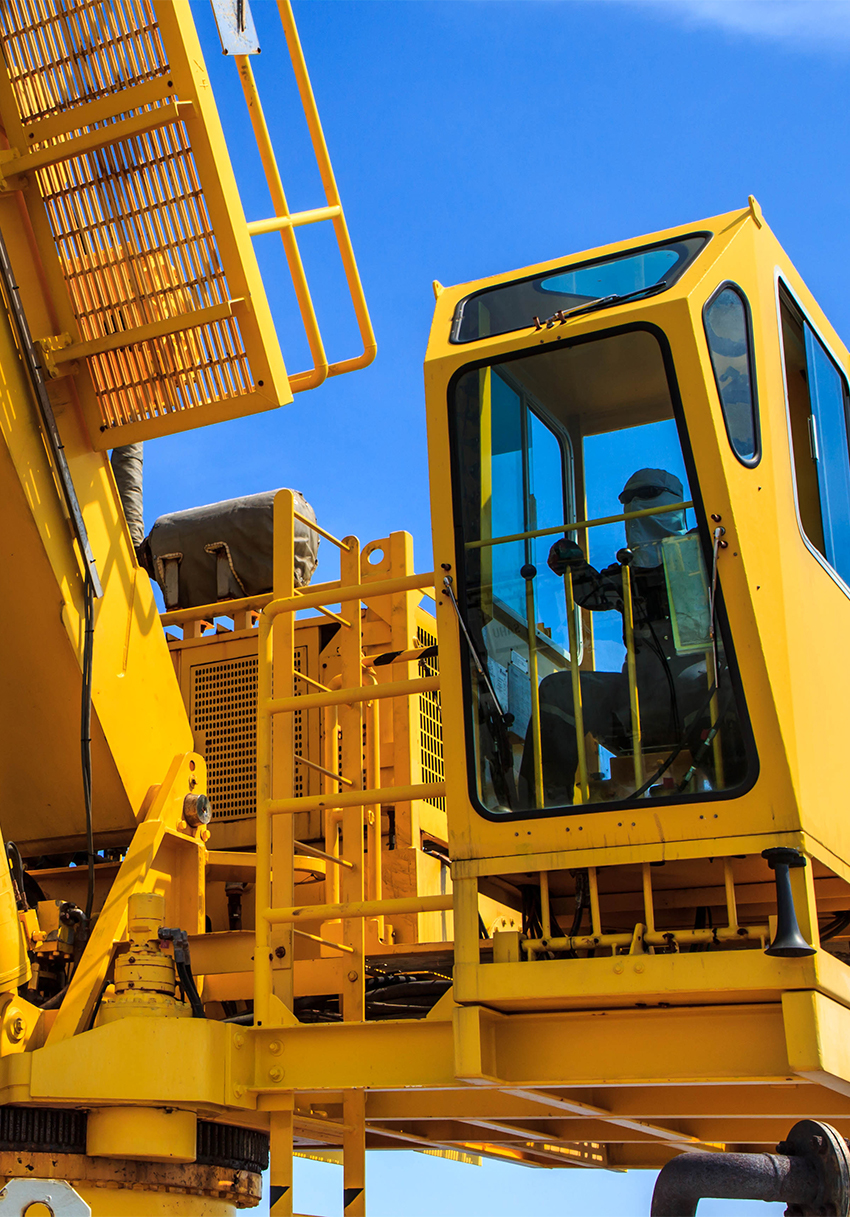 crane with driver